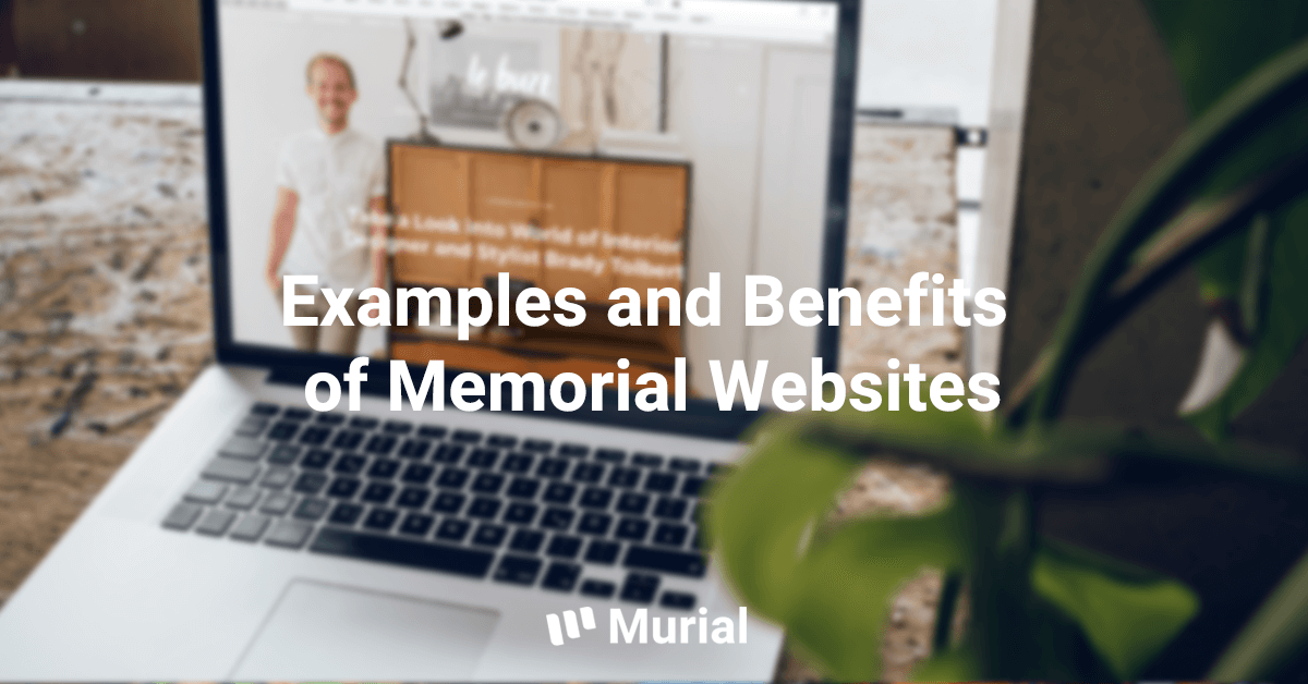 Example and benefits of memorial websites f.i